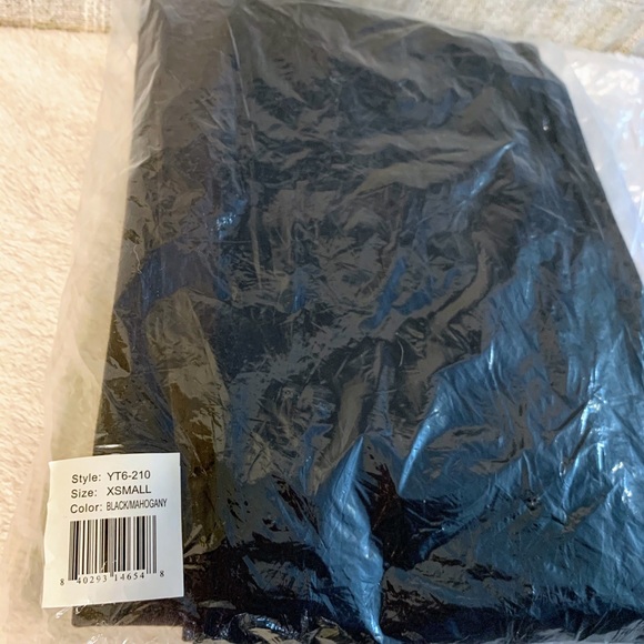 YUMMIE NWT Black/Mahogany Legging Set - Picture 4 of 5